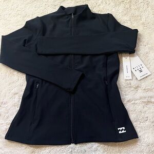Womens billabong jacket new black medium